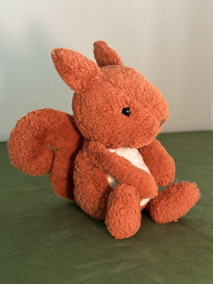 Jellycat Tumbletuft Scoiattolo Bosco Arancione Coda Cespugliosa Carino Ritirato Giocattolo Morbido-