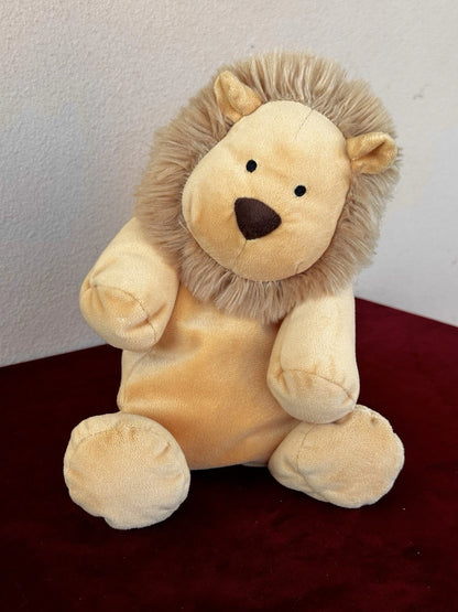 Jellycat Dozydou Lion BNWOT Rare Retired Yellow Velvety Big Wild Cat Soft Toy