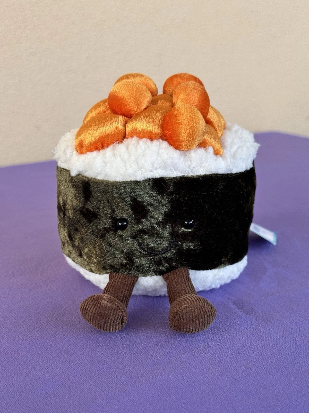 New Jellycat Silly Sushi Maki BNWT Rare Retired Food Fish Soft Toy Plush HTF
