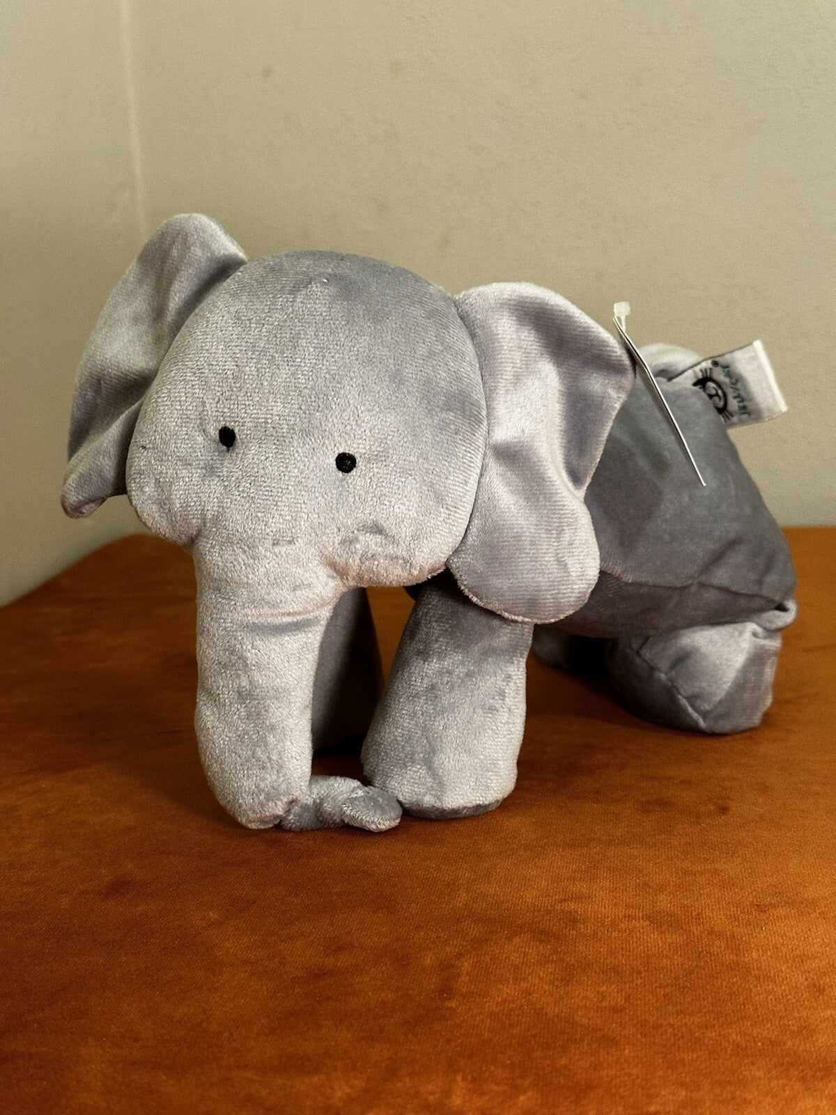 NUOVO Jellycat Dozydou Elephant Nuovo con etichette Raro Ritirato Blu Grigio Velluto Giocattolo Morbido-