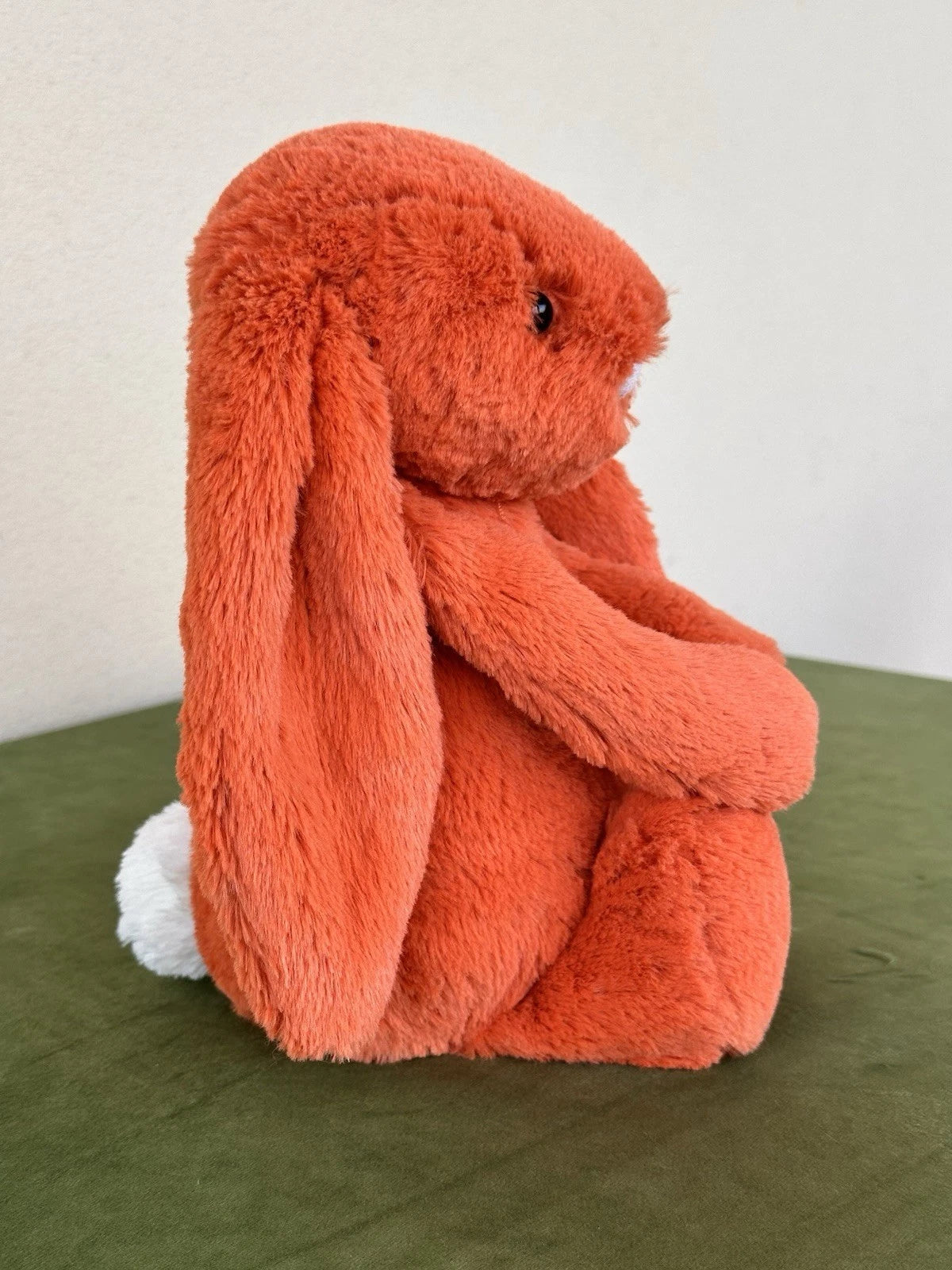 Jellycat Medium Bashful Tangerine Bunny Rare Retired Soft Orange Rabbit Plush