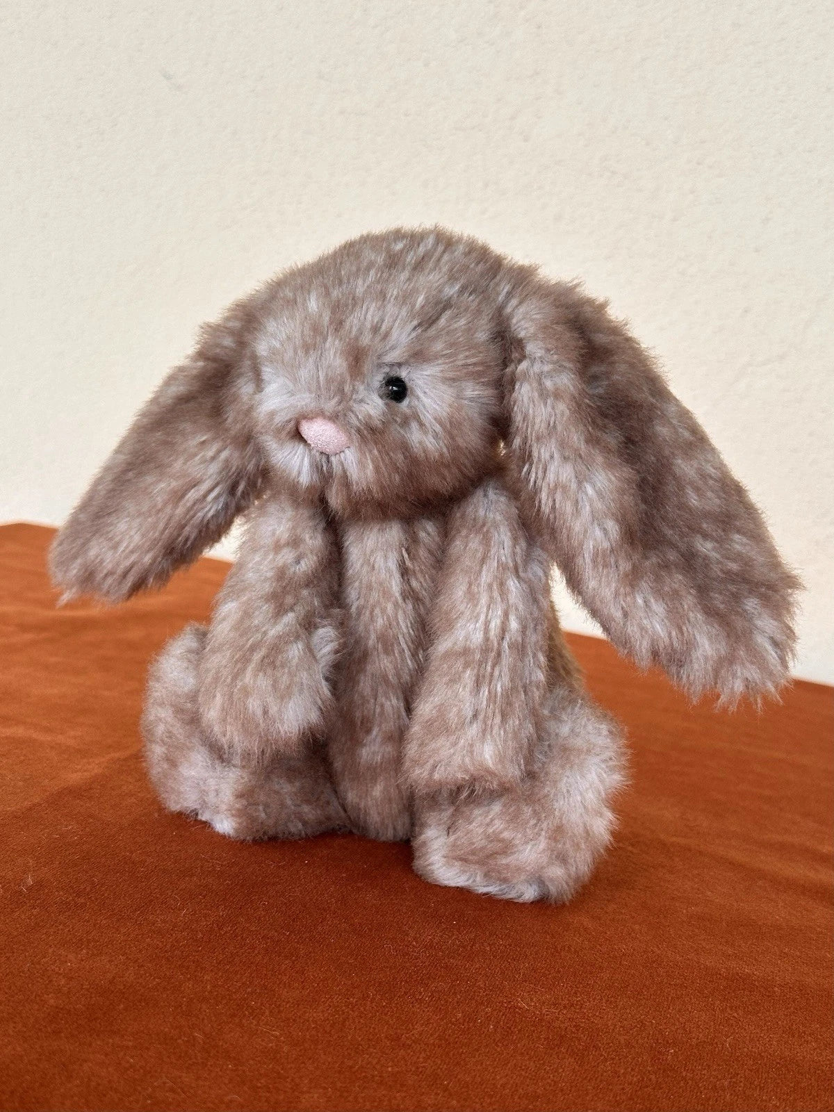 Jellycat Small Bashful Pecan Bunny BNWOT Woodland Brown Rabbit Retired HTF
