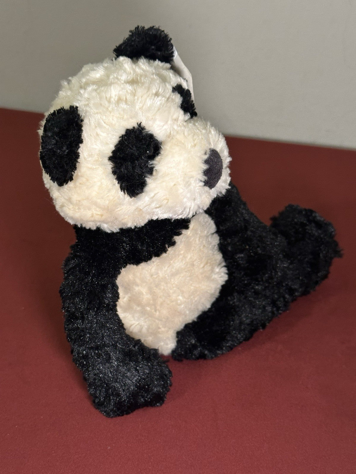 Peluche orsacchiotto Jellycat Small Sottaceles Panda nuovo con etichette nero e crema cm.33 in pensione-