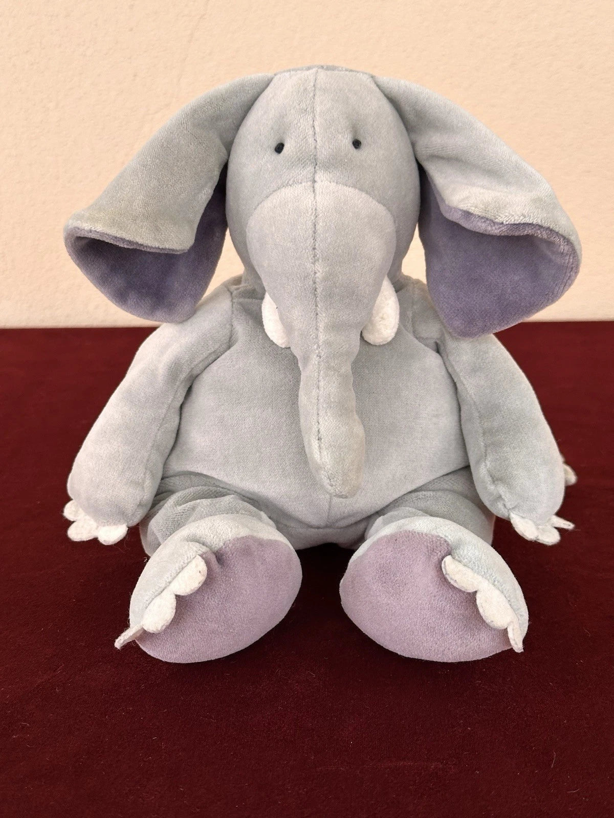 Jellycat Large Rumble Tumble Elephant BNWOT Vintage Retired Plush 1999 Grey Elly cm.30