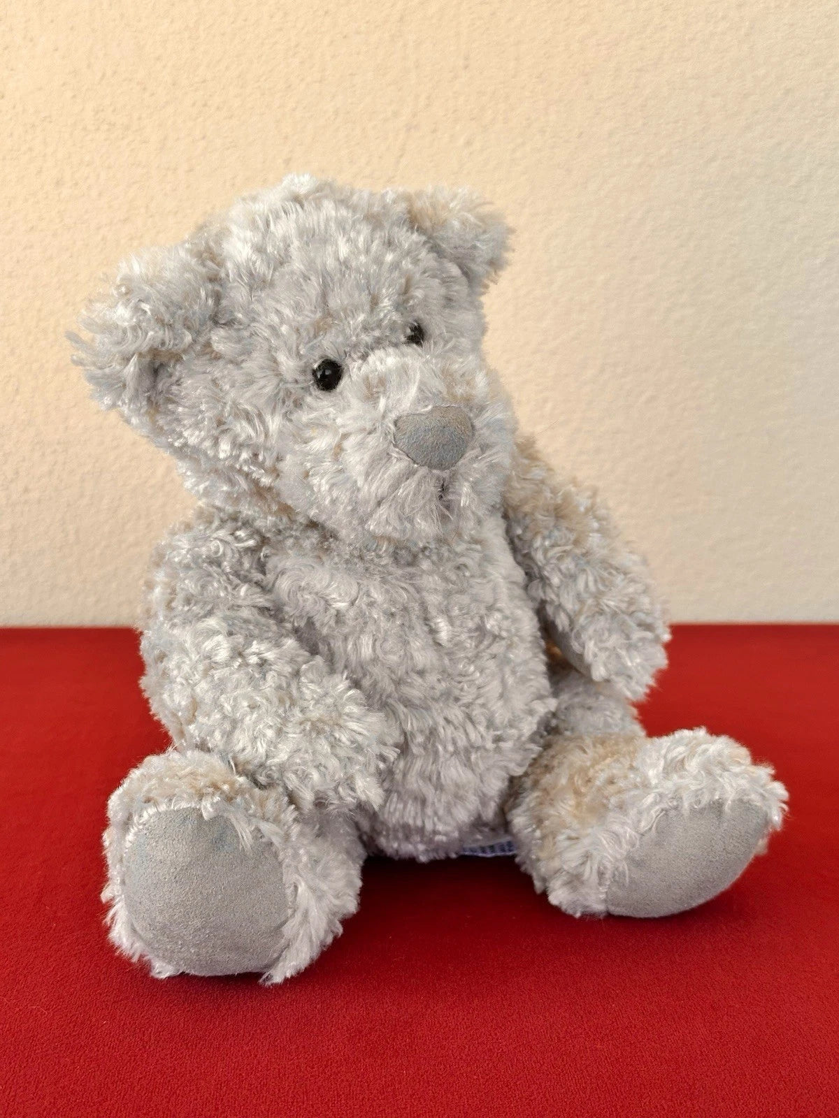 Jellycat Oscar Bear Curly Sable Beige Teddy Bear Rare Retired Soft Plush cm.25