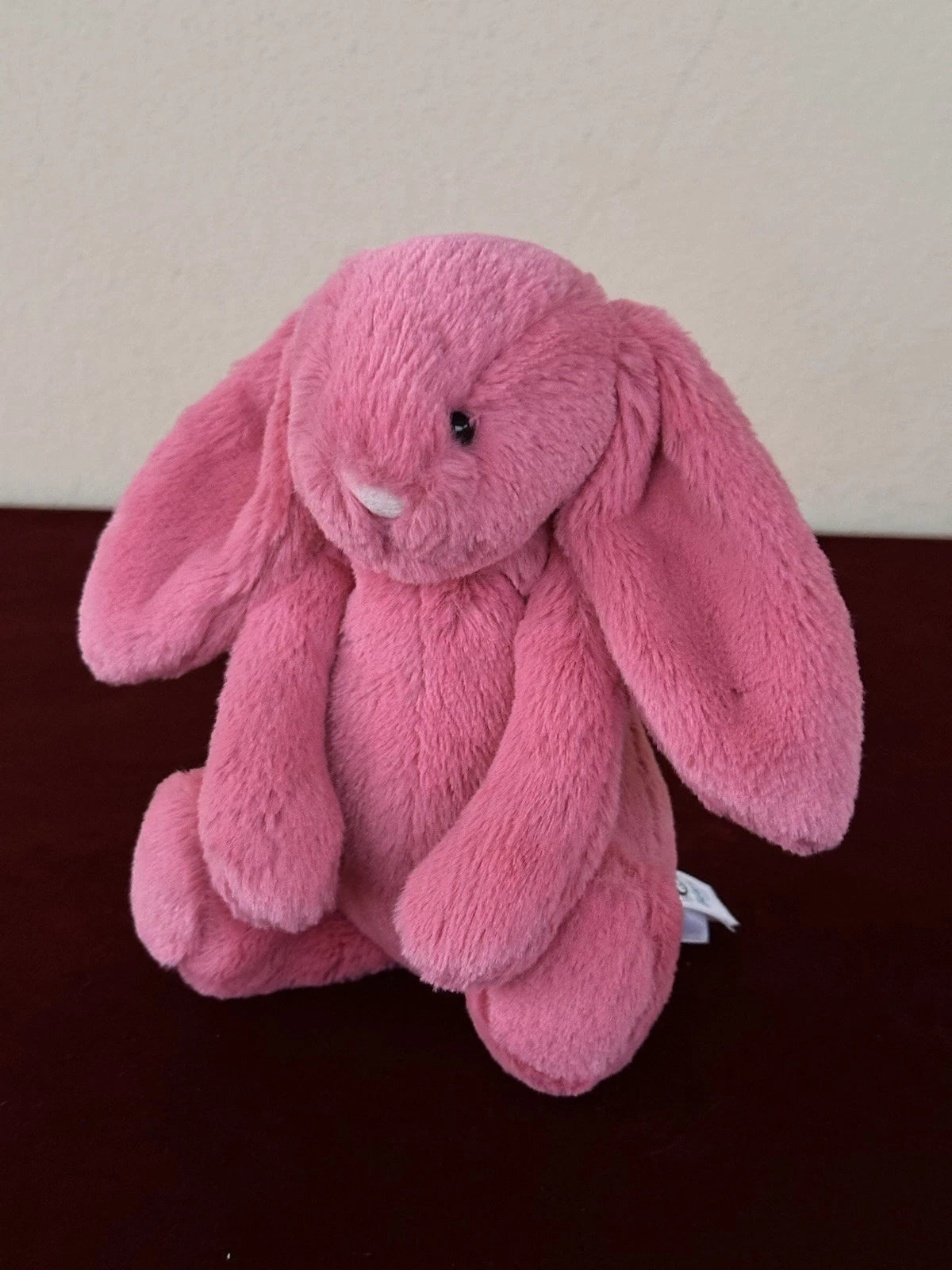 Jellycat Small Bashful Cerise Bunny BNWOT 8” Retired Pink Rabbit Soft Plush