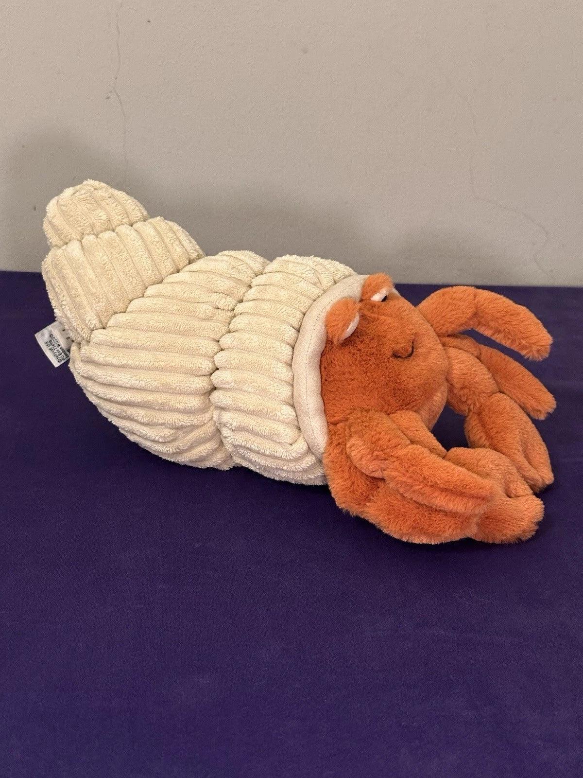 Peluche Jellycat Herman Eremita Granchio Giocattolo Morbido Ritirato Raro cm.30 Vita Marina