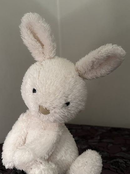 Jellycat Medium Nupita Coniglietto Crema Bianco Giocattolo Morbido cm.35 Coniglio Lepre Pensionato HTF-