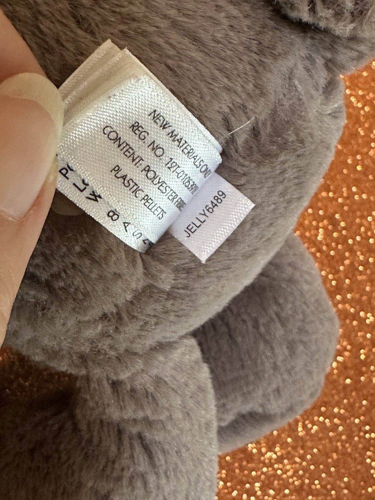 Peluche coniglietto tartufo Jellycat piccolo timido ritirato raro coniglio marrone freddo-