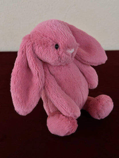 Jellycat Small Bashful Cerise Bunny BNWOT 8” Retired Pink Rabbit Soft Plush