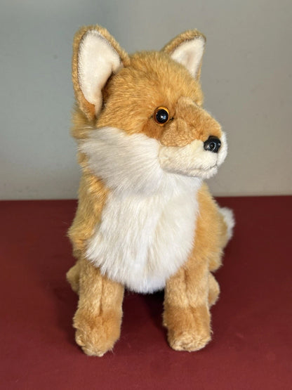WWF Oko Volpe Rossa Seduta 23 cm 9” Bosco Volpe Arancione Raro Peluche Ritirato Giocattolo Morbido