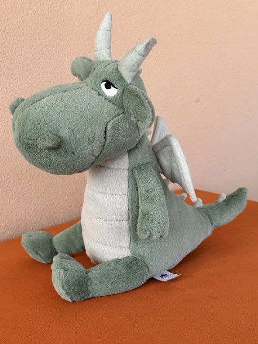 Jellycat Adon Dragon BNWOT Rare Retired Green Dragon Soft Toy