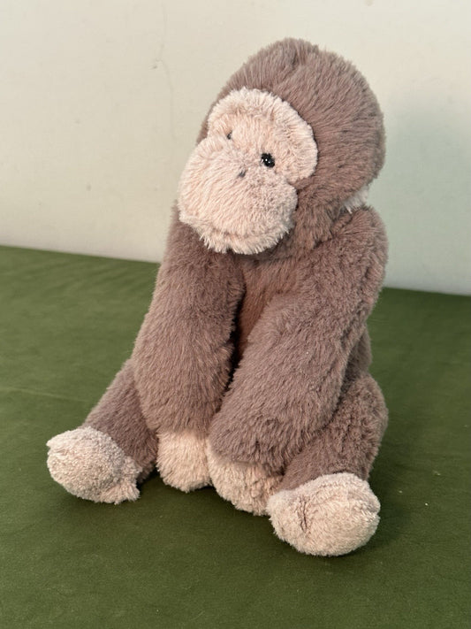 Jellycat Small Gregory Gorilla Scimmia Super Morbida Giocattolo Raro Peluche Ritirato cm.19-