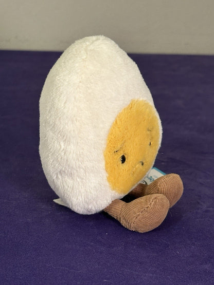 NUOVO Jellycat Amuseable Sorry uovo bollito nuovo con etichette ritirato raro cibo uova tristi peluche-