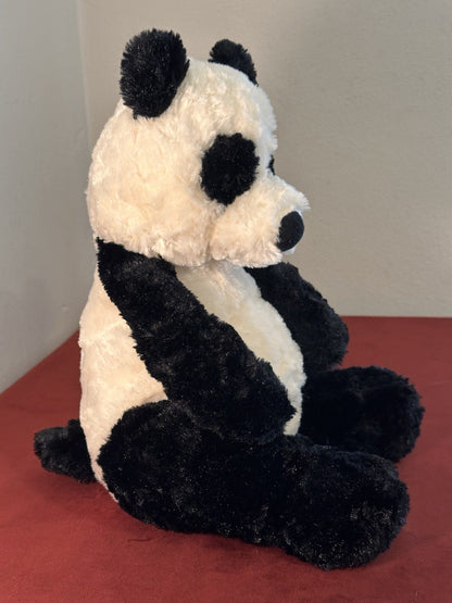 Peluche Jellycat Large Bartlesham Panda nuovo senza etichette raro vintage ritirato nero panna cm40-