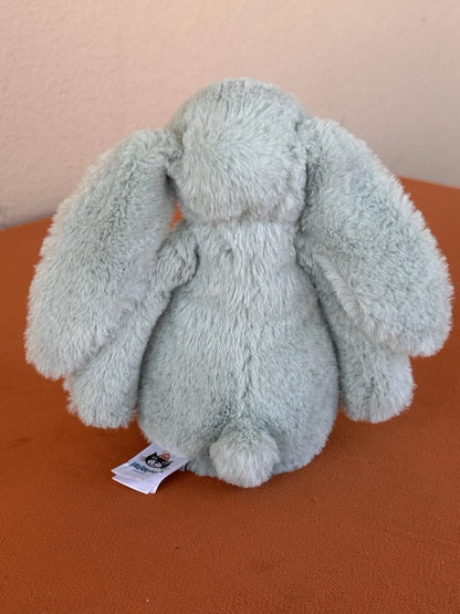 Jellycat Small Bashful Sparklet Bunny Sage Green with Silver Stars Rabbit