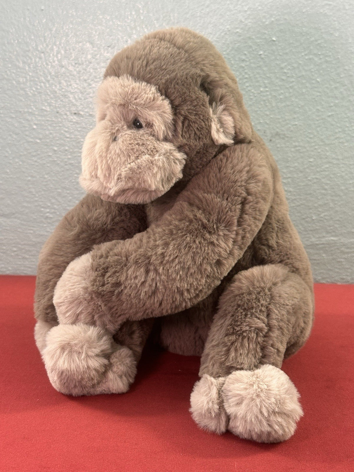 Jellycat Medium Gregory Gorilla Scimmia Super Morbida Giocattolo Raro Peluche Ritirato cm.26-