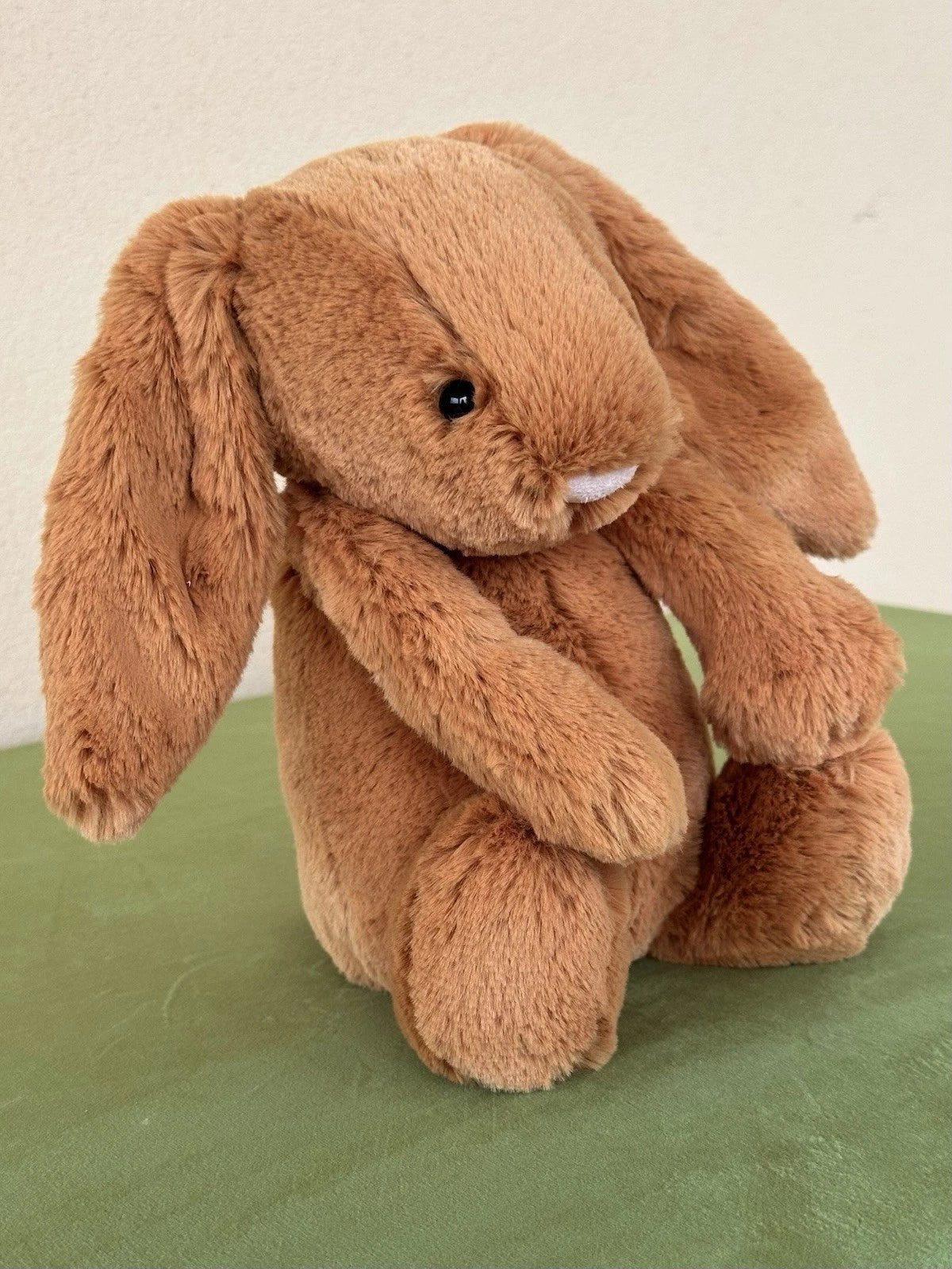 New Jellycat Medium Bashful Golden Bunny BNWT Retired Warm Brown Rabbit Plush