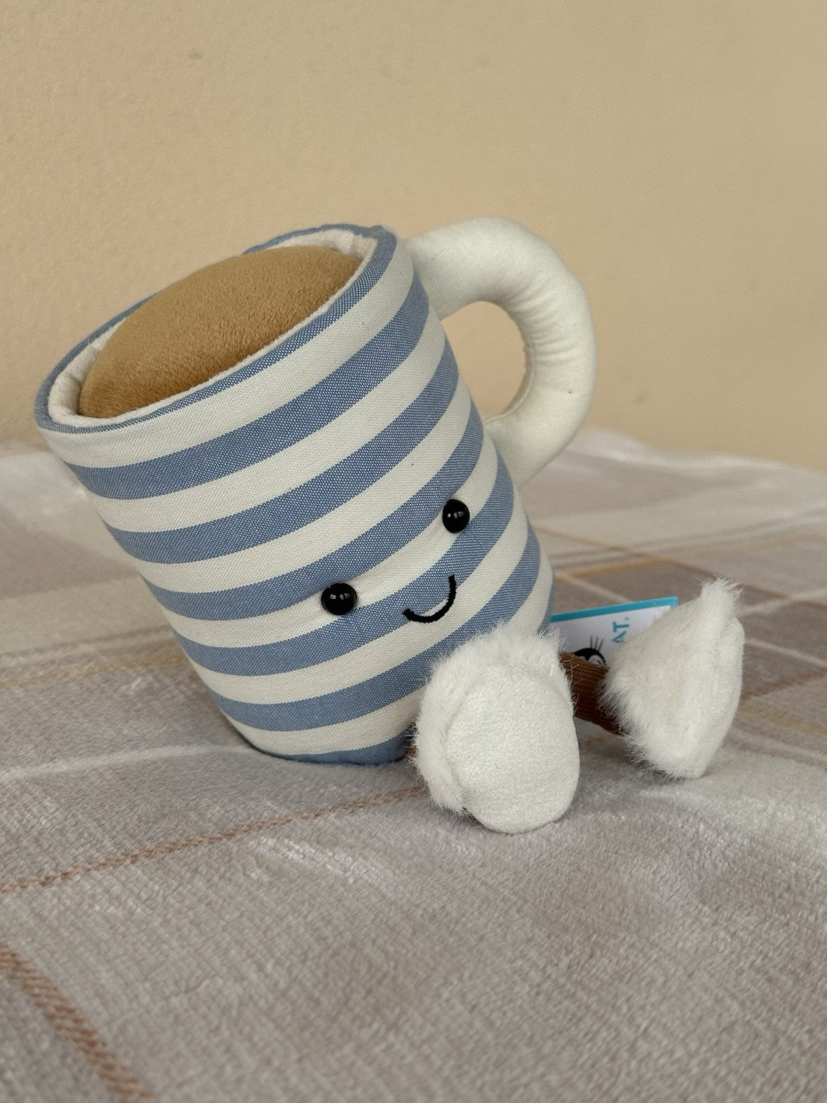 NUOVA tazza di tè Jellycat Amuseables Rosie Lea nuova con etichette tazza cibo e bevande giocattolo esclusivo-