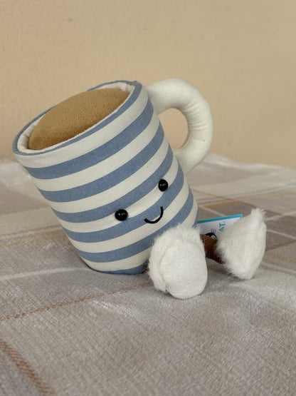 NUOVA tazza di tè Jellycat Amuseables Rosie Lea nuova con etichette tazza cibo e bevande giocattolo esclusivo-