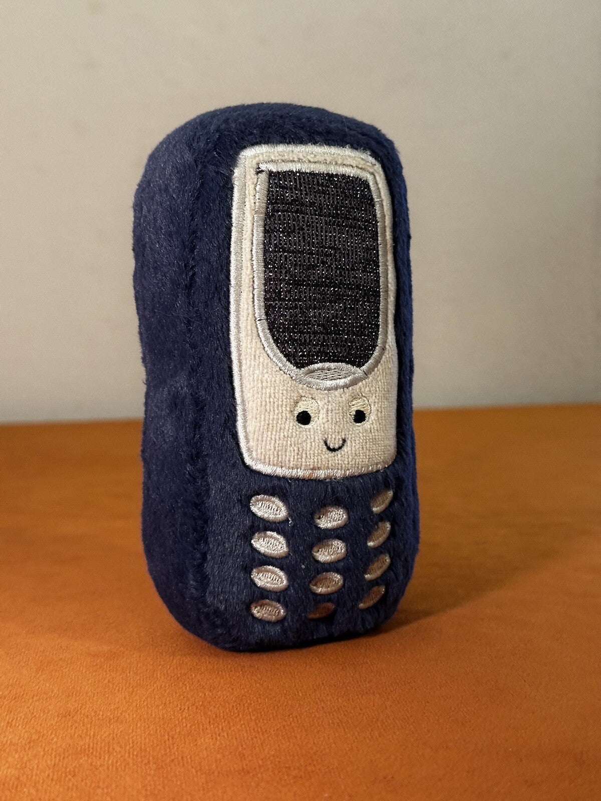 Cellulare Jellycat Wiggedy nuovo senza etichette cellulare morbido giocattolo peluche funzionante-