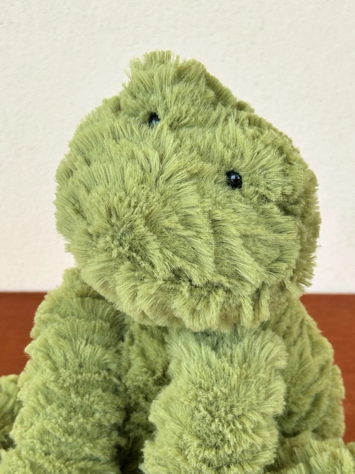 Peluche Jellycat Medium Fuddlewuddle Frog raro giocattolo morbido anfibio verde in pensione