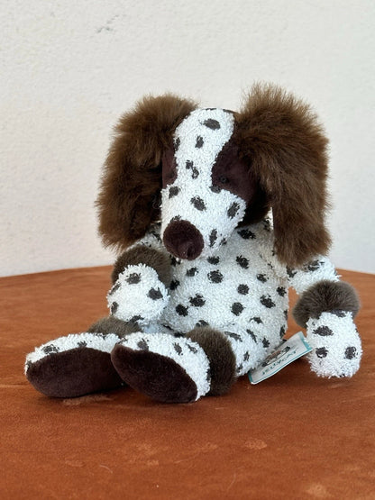NUOVO Jellycat Riff Ruff Dog Nuovo con etichette Raro Vintage Springer Spaniel Morbido Giocattolo Ritirato