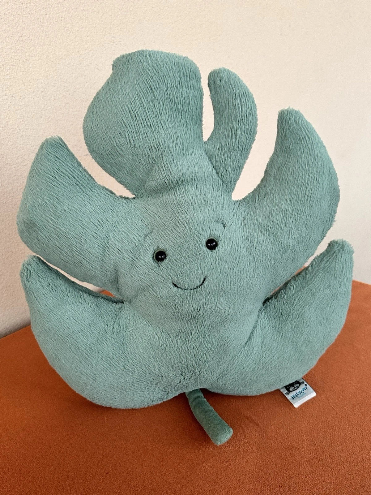 Jellycat Tropical Palm Leaf BNWOT Large Green Leave Rare Retired Soft Toy Plush