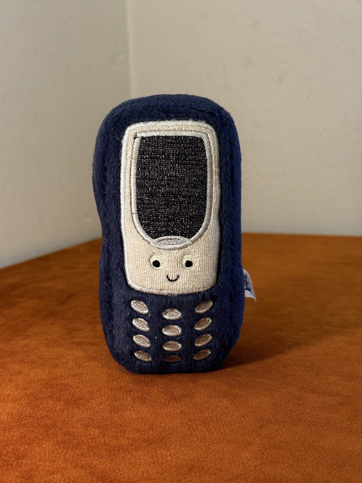 Cellulare Jellycat Wiggedy nuovo senza etichette cellulare morbido giocattolo peluche funzionante-
