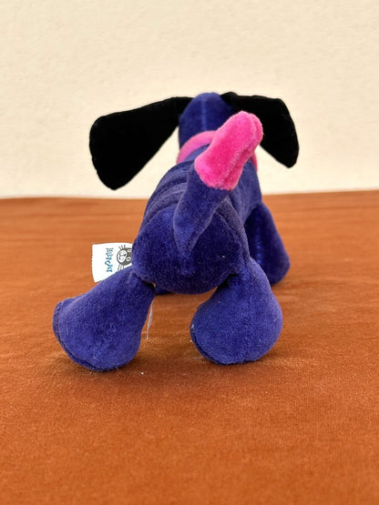Peluche morbido cane bassotto cucciolo Jellycat Pootlin raro - collezione 2002 ritirato-