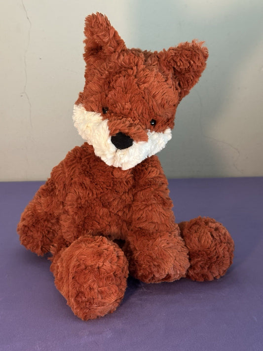 Peluche Jellycat Mumble Fox nuovo senza etichette cm.40 Red Woodland Fox giocattolo morbido raro ritirato-