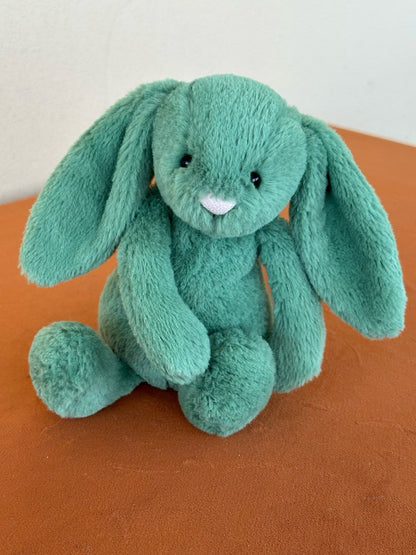 Jellycat Little Ivy Bunny BNWOT Brilliant Green Rabbit Rare Retired Soft Toy