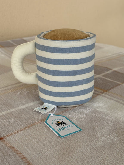 NUOVA tazza di tè Jellycat Amuseables Rosie Lea nuova con etichette tazza cibo e bevande giocattolo esclusivo-