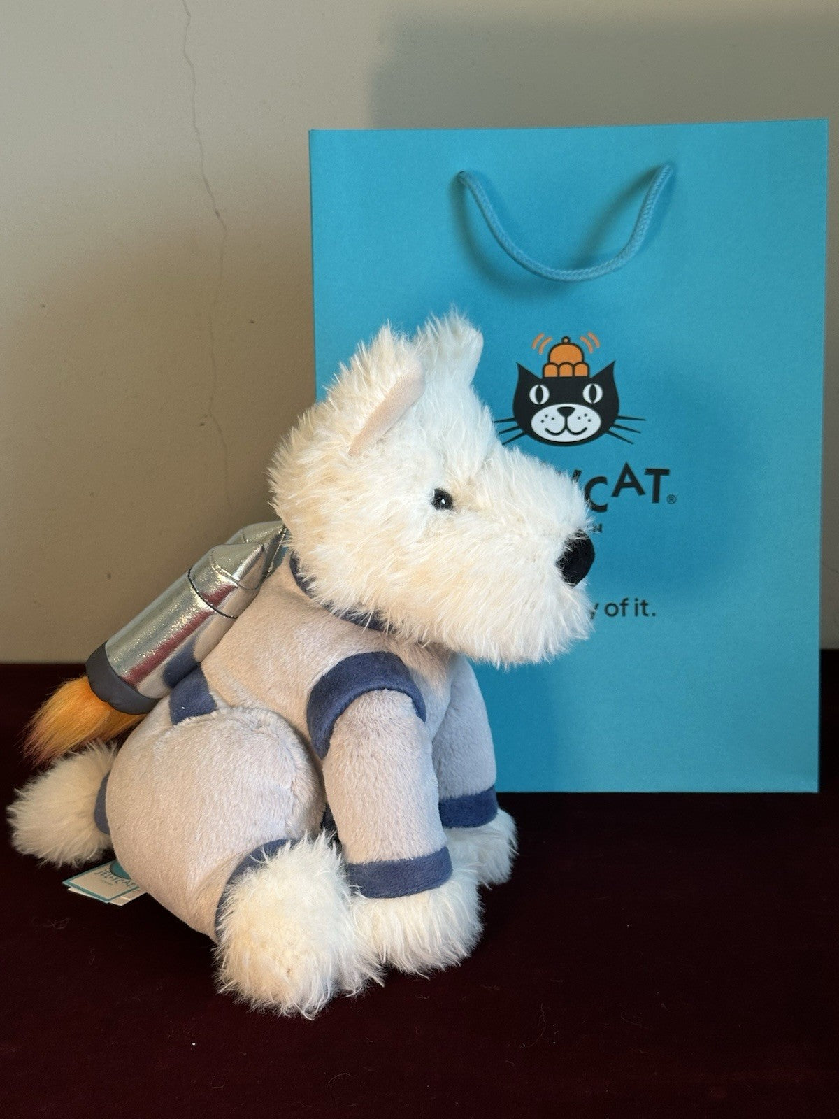 NUOVO Jellycat Munro Scottie Dog Space Outfit Nuovo con etichette Esclusiva Collezione Spazio-