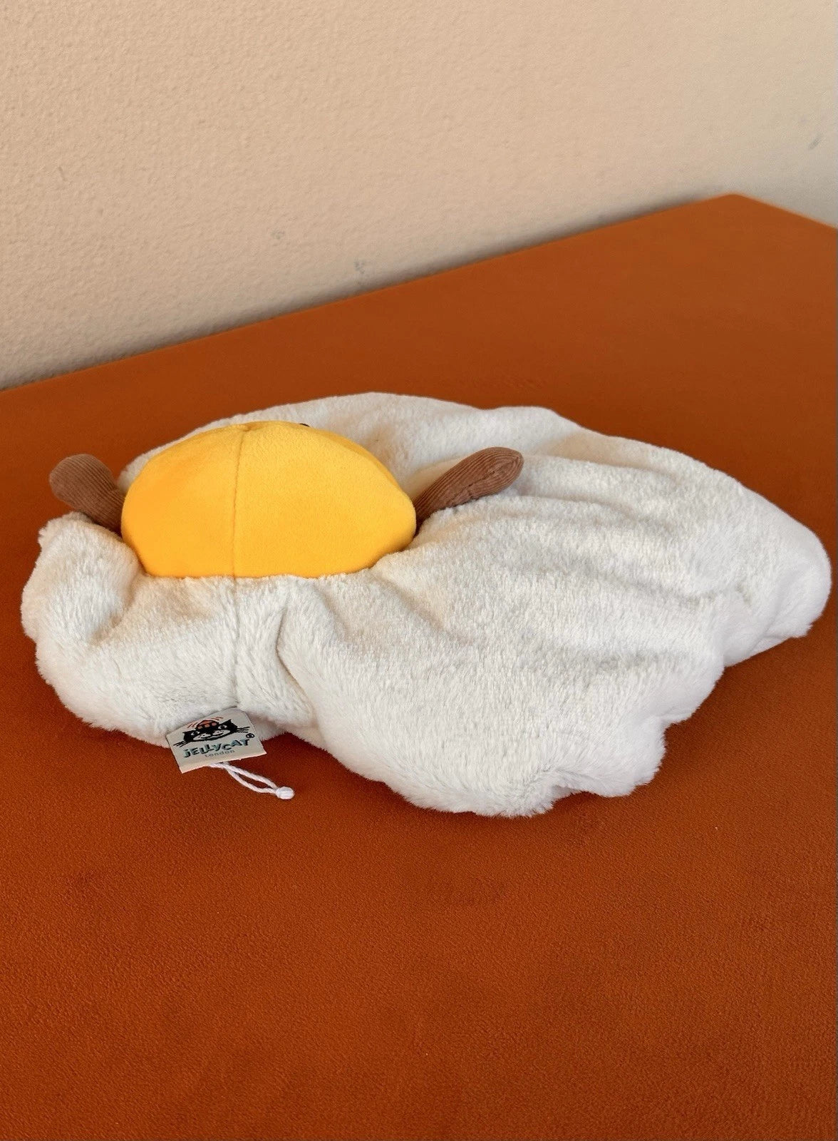 Jellycat Amuseable Fried Egg BNWOT Rare Retired Collectible Soft Toy Plush