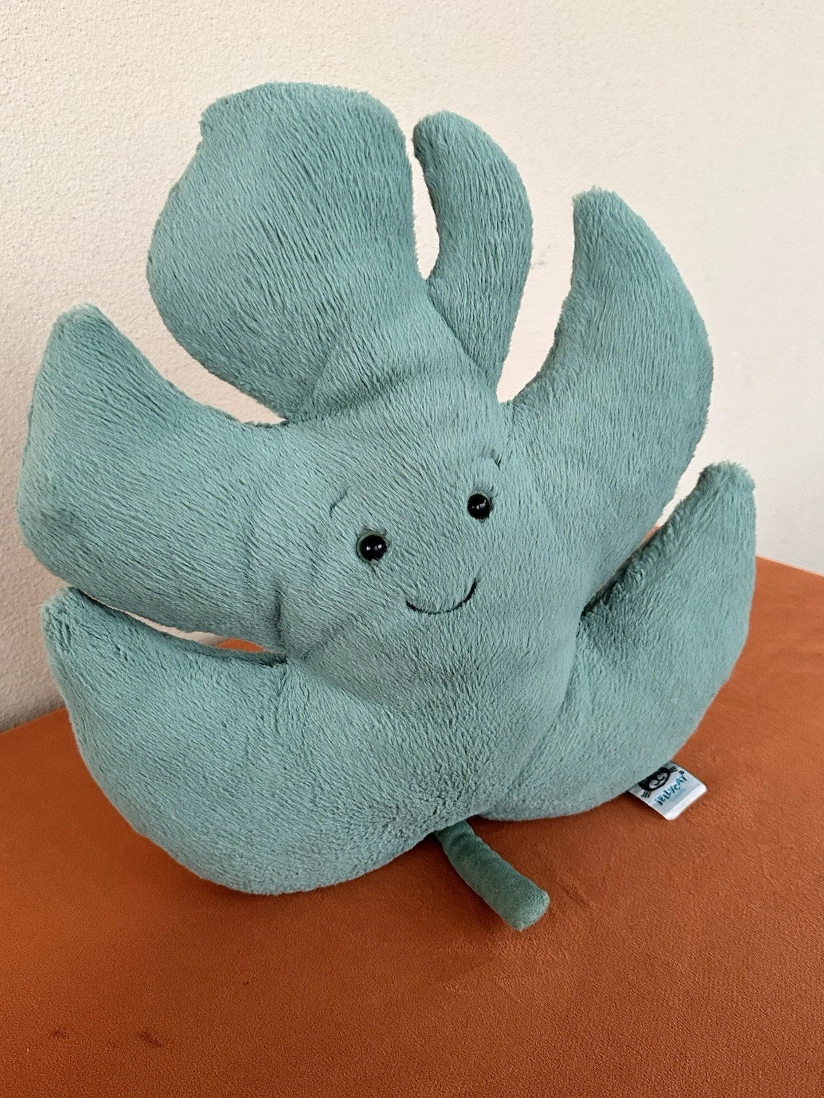 Jellycat Tropical Palm Leaf BNWOT Large Green Leave Rare Retired Soft Toy Plush