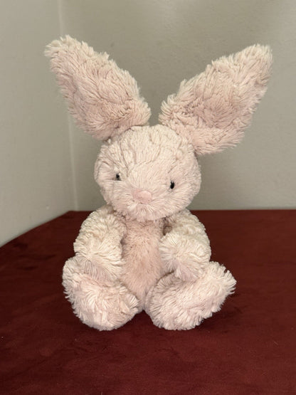 Jellycat Squiggles Coniglietto Beige Crema Coniglio Giocattolo Morbido Raro Peluche Ritirato-