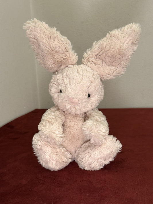 Jellycat Squiggles Coniglietto Beige Crema Coniglio Giocattolo Morbido Raro Peluche Ritirato-