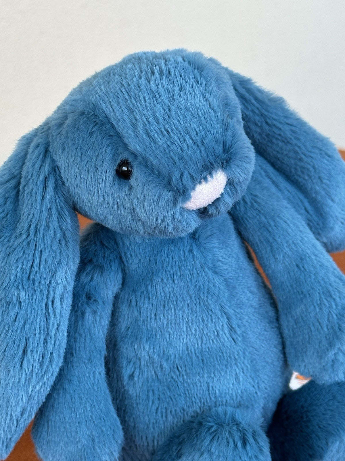 NUOVO Jellycat Small Bashful Mineral Bunny nuovo con etichette blu ritirato raro coniglio peluche cm20-