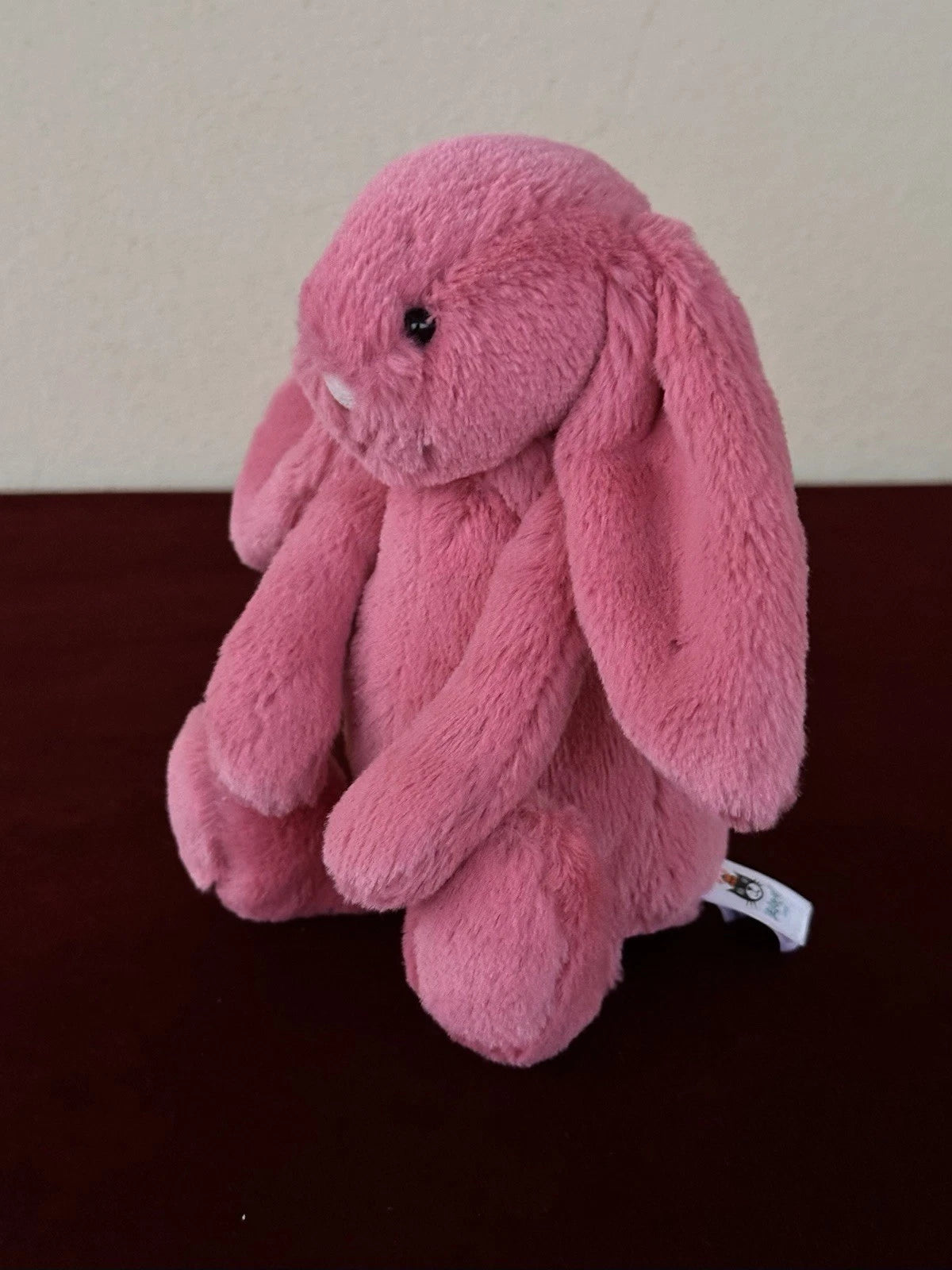 Jellycat Small Bashful Cerise Bunny BNWOT 8” Retired Pink Rabbit Soft Plush