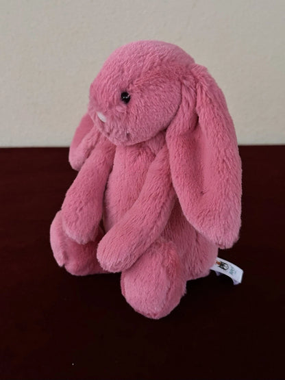 Jellycat Small Bashful Cerise Bunny BNWOT 8” Retired Pink Rabbit Soft Plush