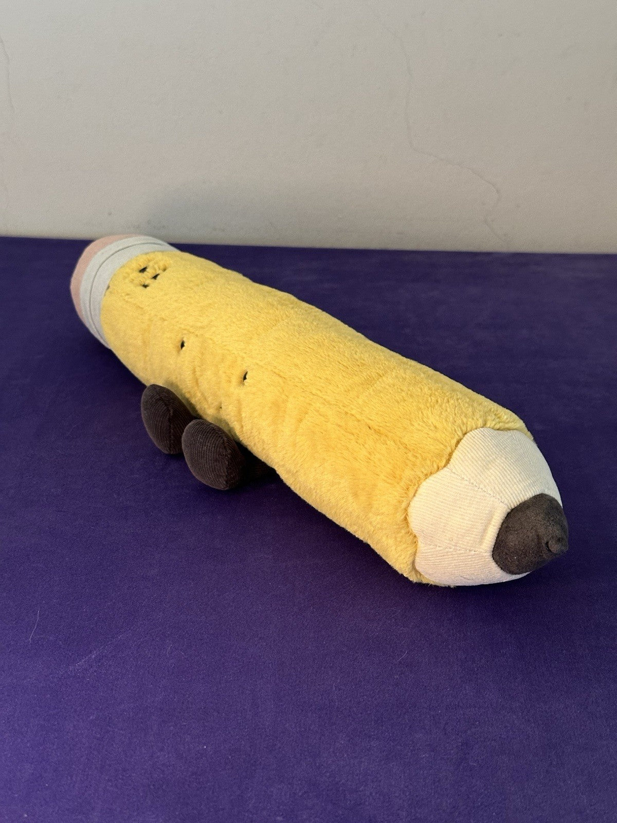 Matita Jellycat Amuseable GRANDE nuova senza etichette originale giallo vivo cm.40 ritirata-