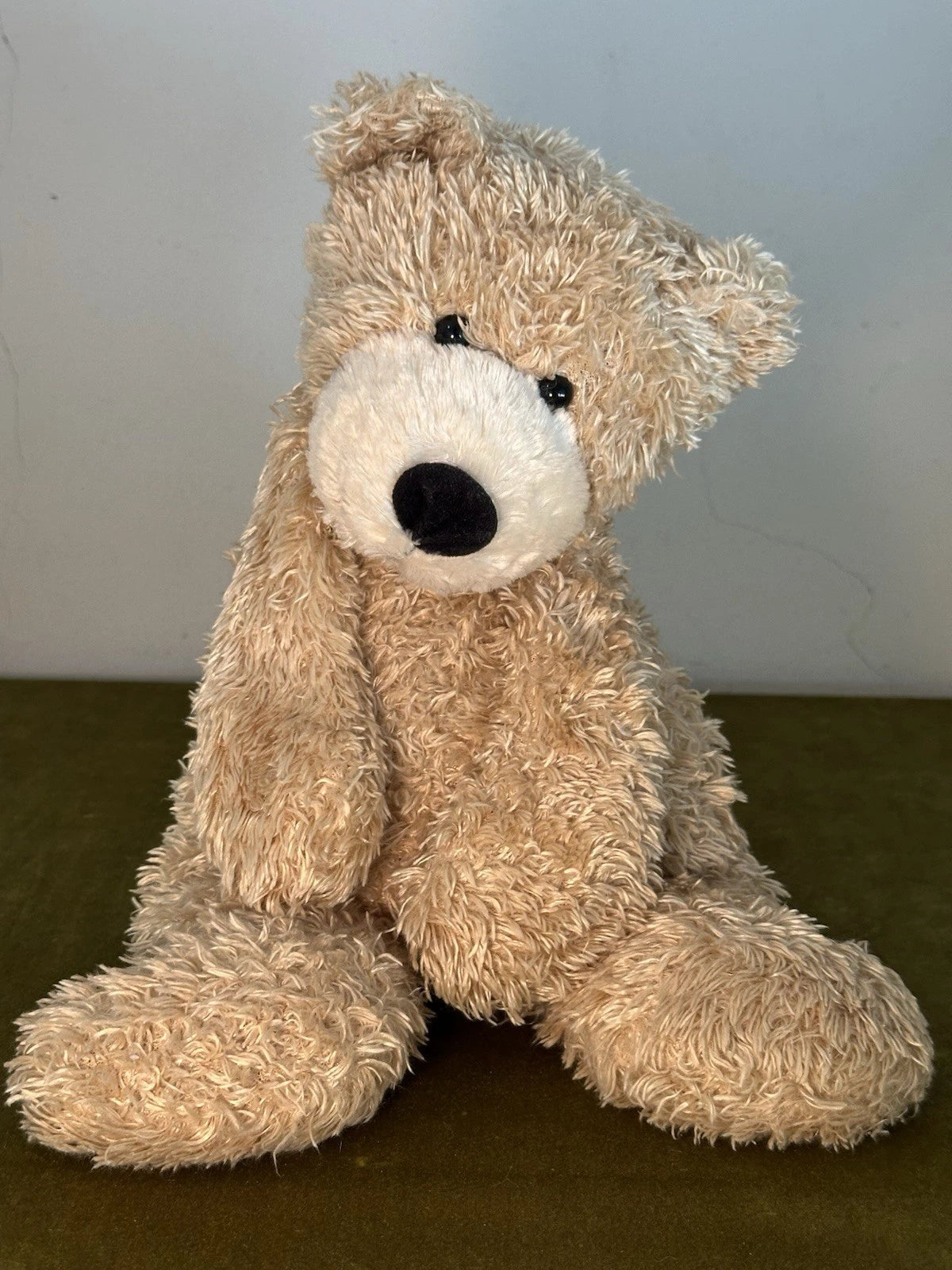 Jellycat Bunglie Honey Bears Pair Beige Teddy Bear Retired Rare Medium & Tot