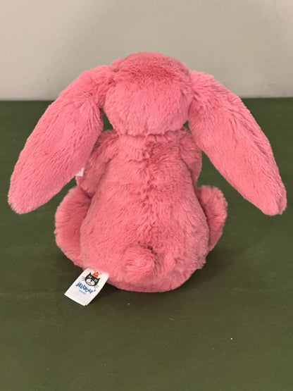 NUOVO coniglietto Jellycat Small Bashful Cerise nuovo con etichette rosa coniglio ciliegia raro ritirato 12"-