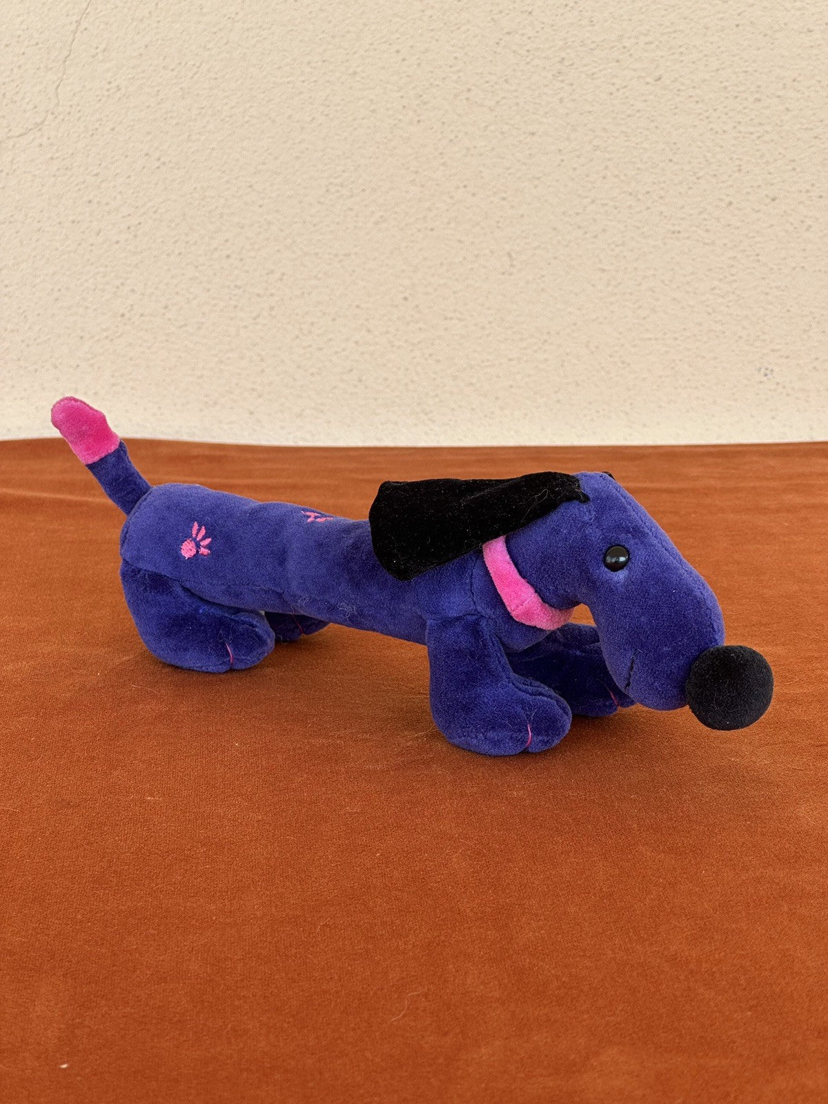 Peluche morbido cane bassotto cucciolo Jellycat Pootlin raro - collezione 2002 ritirato-