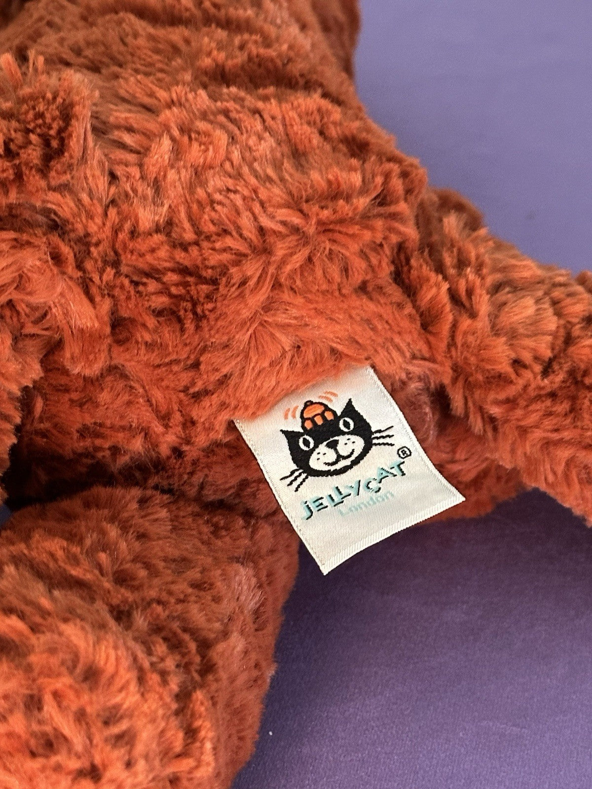Peluche Jellycat Mumble Fox nuovo senza etichette cm.40 Red Woodland Fox giocattolo morbido raro ritirato-
