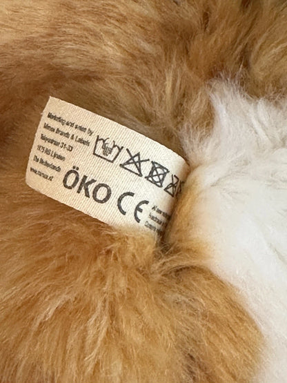 Rarissimo peluche WWF Oko volpe rossa sdraiata 26 cm 10” volpe arancione ritirato