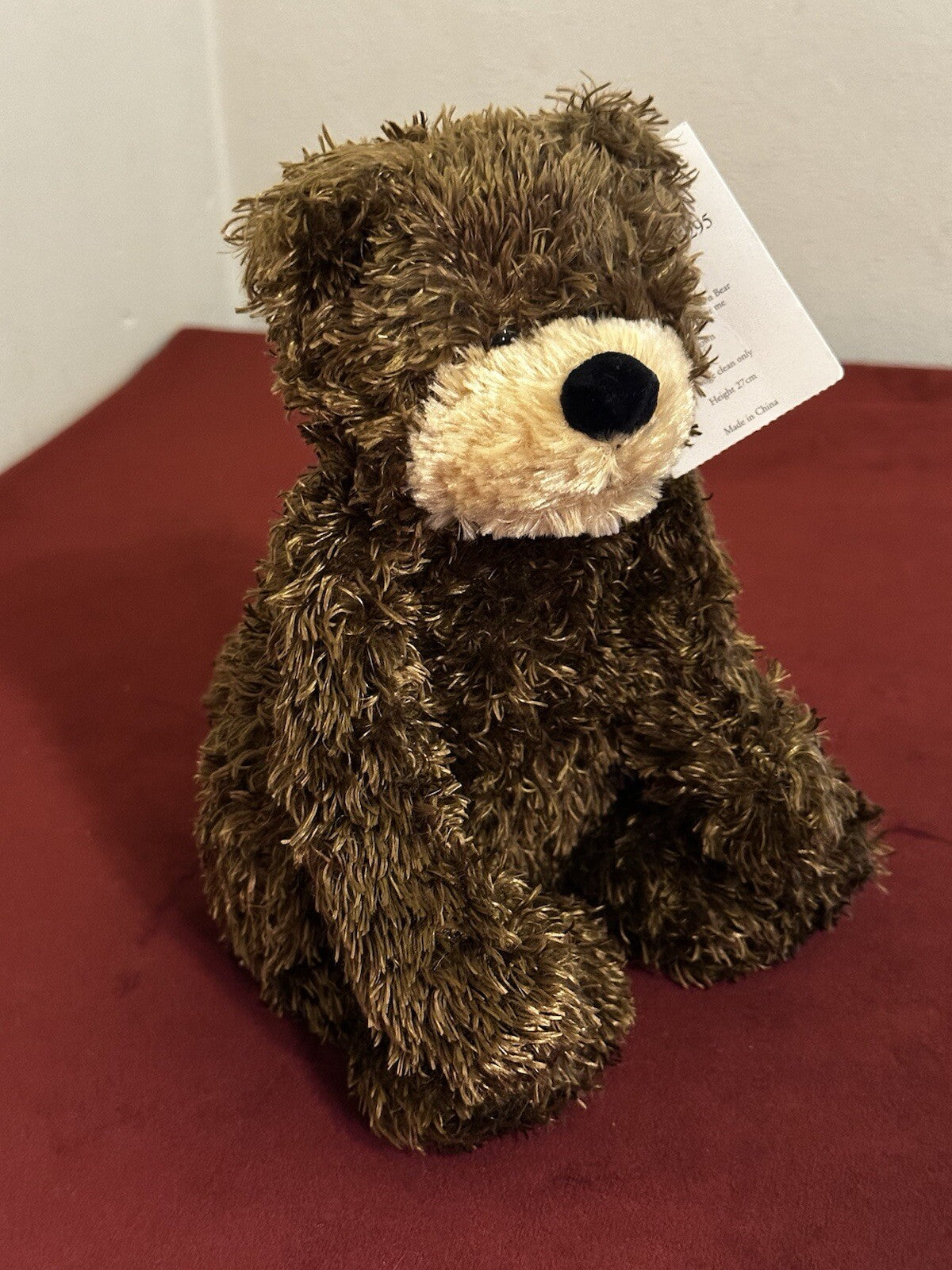 NUOVO Jellycat Piccolo Bunglie Orso Marrone Scuro Nuovo con etichette Ritirato Camerette Bambini-