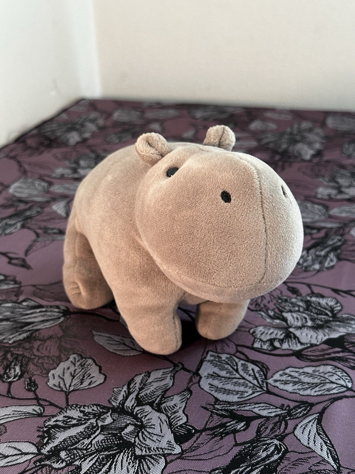 Jellycat Small Mellow Malw Ippopotamo Grigio Velluto Giocattolo Morbido Ritirato VHTF-