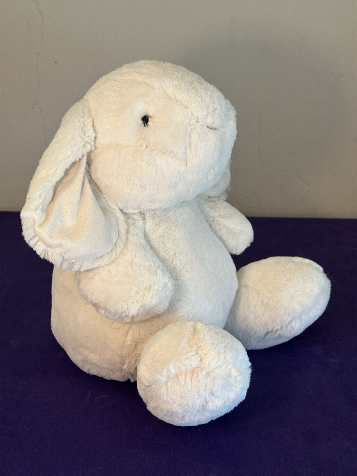 Bonpoint x Jellycat GRANDE coniglietto bianco crema nuovo senza etichette da collezione raro coniglio ritirato-